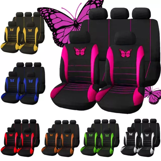 For Toyota Rav4 Corolla Camry Cushon Car Seat Covers Full Set Sit Front Rear Row