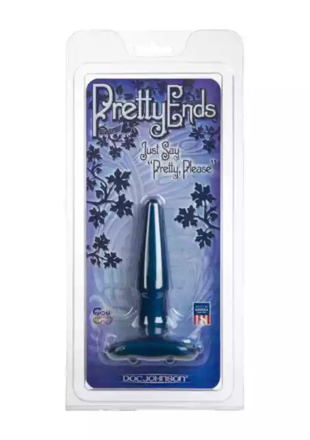 Doc Johnson Pretty Ends - Iridescent Butt Plug - Small Analplug Buttplug Anal 2