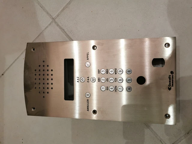 Platine digitale Inox COMELIT IMMOTEC 1250 PIC3 V4.1 Platine digitale Inox COMELIT IMMOTEC 1250 PIC3 V4.1