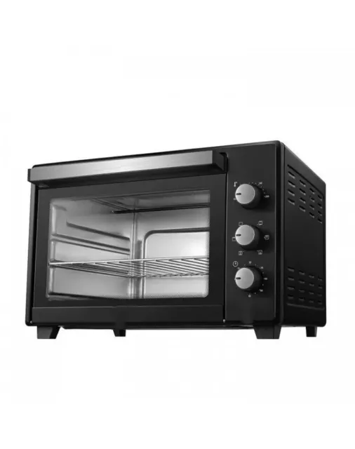 StayLux Forno Fornetto Elettrico Ventilato 38 litri 1800 W Luce Timer Girarrosto