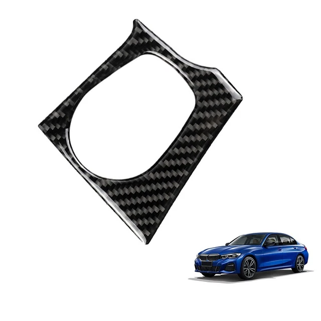 Autocollant Fibre De Carbone Pour Bouton Démarrage BMW – Universel, Neuf