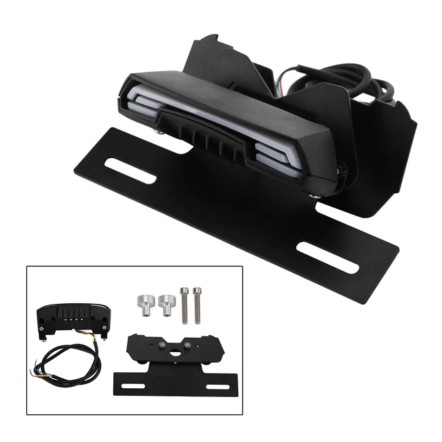 Support Plaque Immatriculation Moto Pour Kawasaki Z1000/Z1000SX/Ninja 1000 2010-2018 - Alliage Aluminium