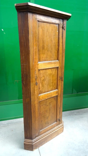 Angoliera ad un'anta pannellata in pioppo '800 lato 57 cm