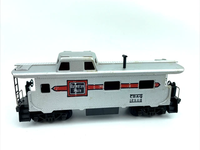 Tyco HO Burlington Route Caboose CB&Q 12568 Model Freight Train Railcar