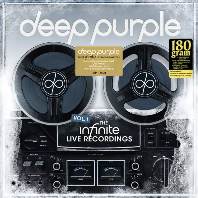 Deep Purple • The Infinite Live Recordings • 12" VINYL 3x RECORD LP 2017 ••NEW••