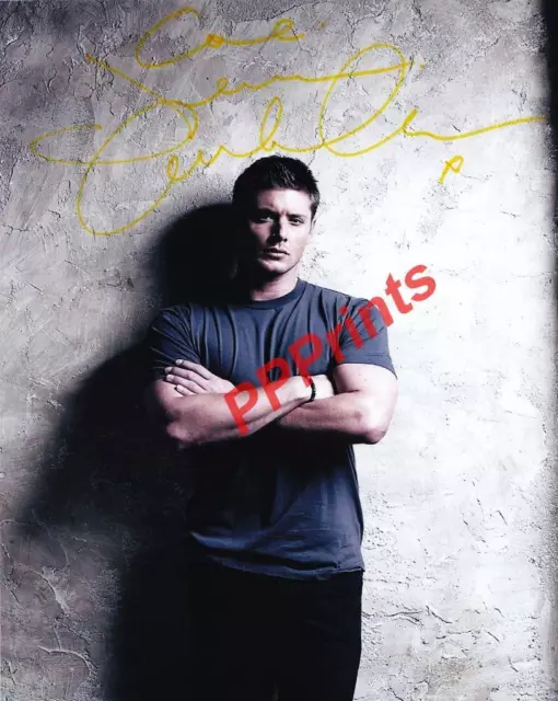 JENSEN ACKLES Dean Winchester Supernatural SIGNED 10X8 REPRO PHOTO PRINT