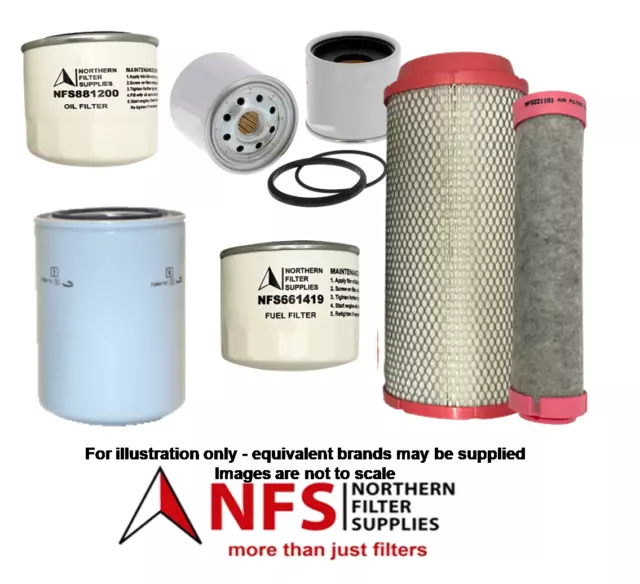 NFS Filter Kit fits Ingersoll Rand 7/41+ with Yanmar 4TNV88 Engine 2014 onwards