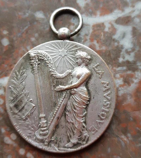 Médaille Sportive Bronze Argenté – Encouragement Aux Sports – Rasumny, époque 1910