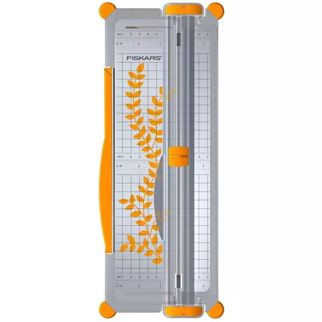 Fiskars A4/A3 Guillotinenschneider & Lineal Papier/Kartenschneider akut/Präzision F9893