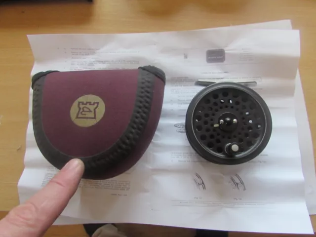 excellent hardy alnwick JLH ultralite 7 trout fly fishing reel +