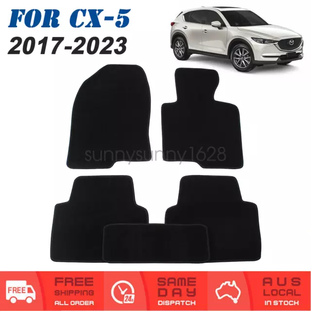 Tailored For Mazda CX-5 CX5 KF Series 2017 to 2023 Carpet Car Floor Mats 5Pcs