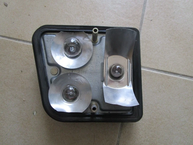 PLAQUE IMMATRICULATION BARRE + Jumbo Spots X2 Pour Opel Vivaro 2002