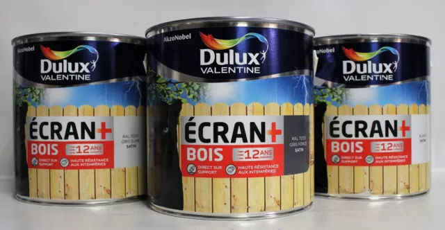 Peinture Bois DULUX VALENTINE "Ecran +" 2 L 2