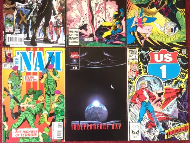 X-MEN-NAM-US 1-SPELLBOUND-INDEPENDENCE DAY 6 Marvel Comic Lot 1983-2009 VF+ RARE 3