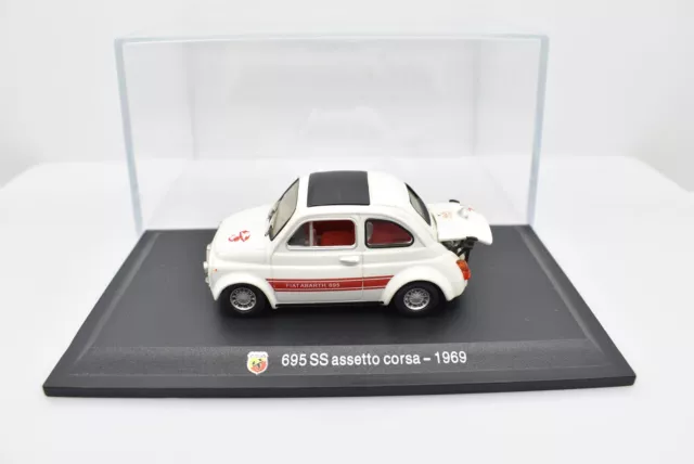 Model Car Fiat 500 Abarth 695 Ss Scale 1:43 diecast vehicles collection