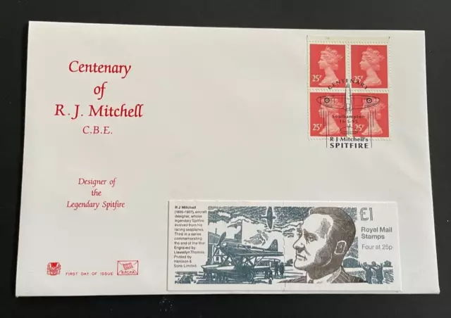 1995 FH38 Mitchell Booklet FDC. Unaddressed with Southampton SHS.