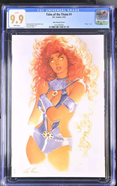 Tales of Titans #1 Alex Ross Starfire C Variant CGC 9.9 - None Graded Higher