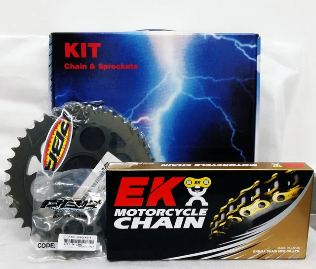 Kit Catena Corona Pignone DID Per Kawasaki ER-6f/ER-6n 2010-2013 650cc - Trasmissione Silenziosa - Foto 3