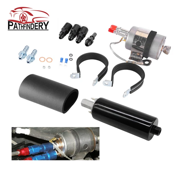 LS FUEL FILTER & Regulator EFI Fuel Pump Kit Walbro Returnless 6AN