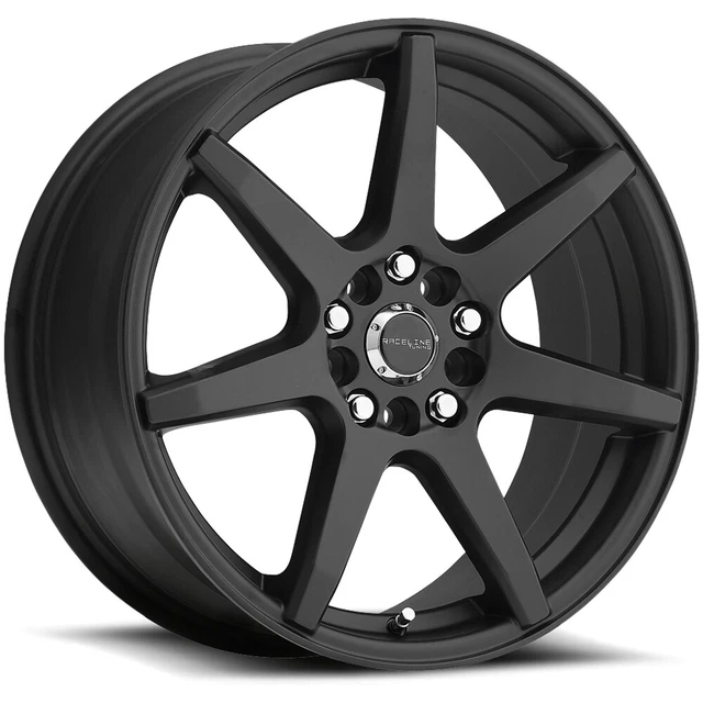 Raceline 131B Evo 16x7 5x108/5x4.5" +20mm Satin Black Wheel Rim 16" Inch