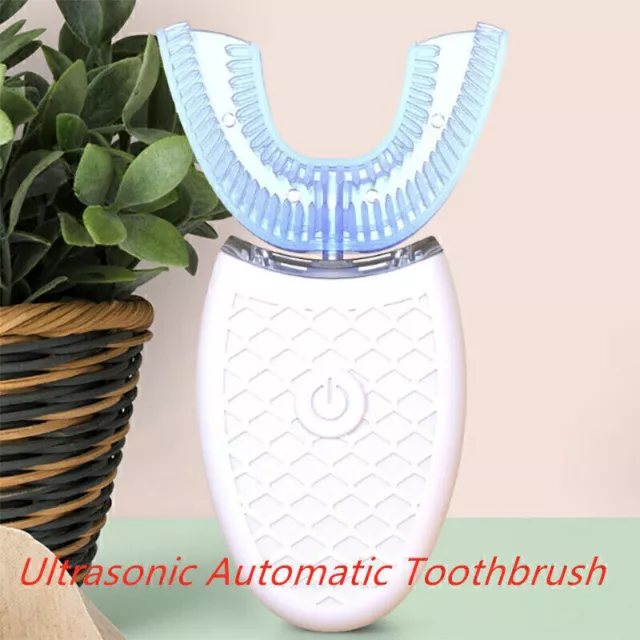 Brosse à dents électrique ultrasonique à 360 ° blanchissant IPX7 rechargeable