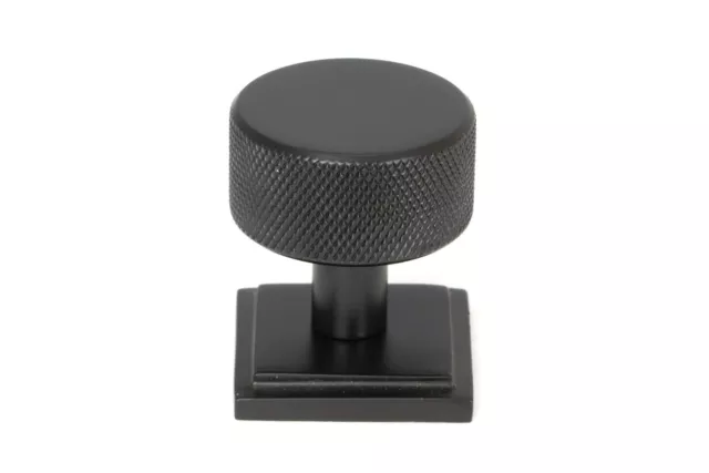 From The Anvil 46869 Aged Bronze Brompton Cabinet Knob - 32mm (Square)