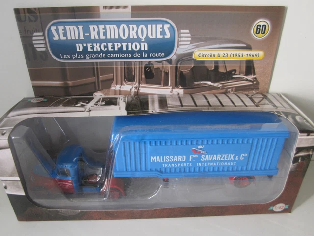 Semi-remorque Citroën U23 (1953-1969) Altaya 1/43 - Collection Neuve