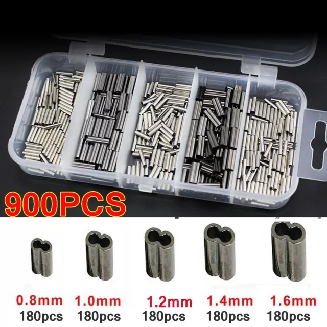 Mini Aluminum Crimps Sleeves 100 and 1,000pcs available in (0.8mm-3.1mm)