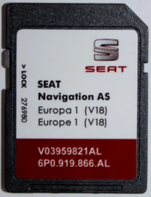 NEUSTE SEAT Navigation SD Karte MIB2 6PO EUROPA Update SD KARTE V18