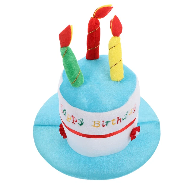 Sombrero Cumpleaños Cumpleaños Sombrero Azul Para Niños Ropa