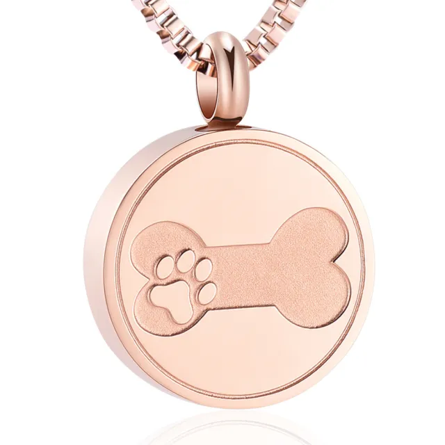 constantlife Circle of Life Stainless Steel pendant pet cremation urns dog ashes