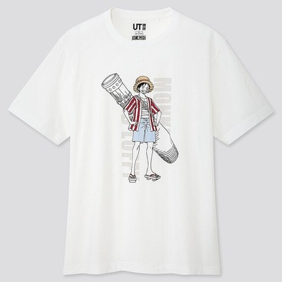 Nouveau Uniqlo Utgp One Piece Luffy Graphique T Shirt Blanc 19 Japon Eur 37 00 Picclick Fr
