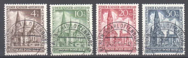 Berlin Nr. 106-109 gestempelt 24.12.54 tiefst geprüft Schlegel A. BPP Satz LUXUS