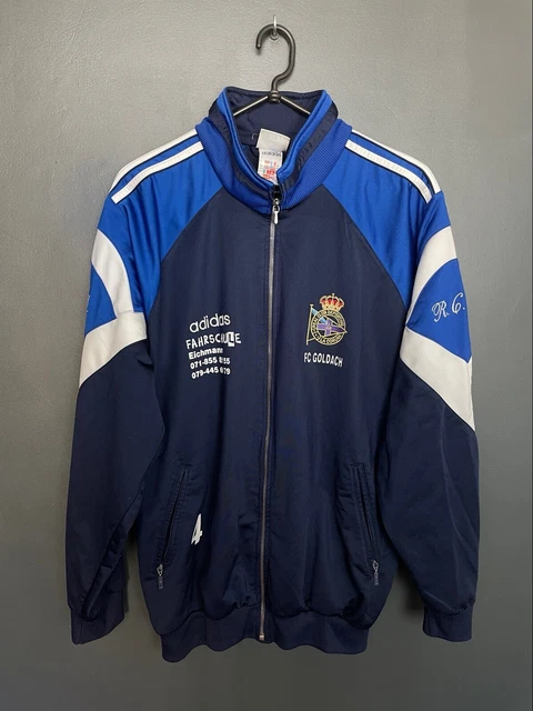 CHAQUETA DE FÚTBOL De Entrenamiento Deportivo La Coruña 1997/1998