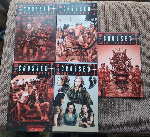 Crossed Plus 100 #2 #3 #4 #6 Red Crossed #6 Design Variant Covers Lot Alan Moore