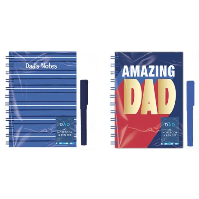 Fathers Day A5 Notebook & Pen Set ournal Dad Birthday Gift Notepad