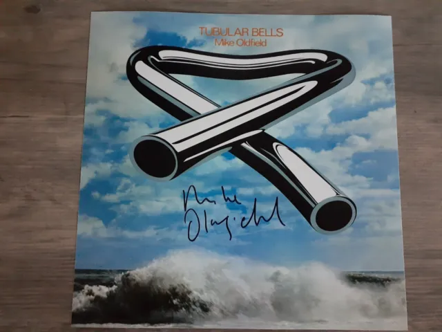 Authentic Mike Oldfield Tubular Bells Signed Autographed 10 X 10 Photo Coa Real