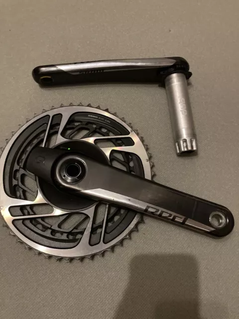 Sram RED ETap AXS D1 Quarq DUB Powermeter 175mm 50-37z 2-Fach carbon Kurbel