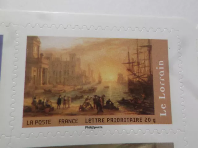 FRANCE 2008, timbre AUTOADHESIF 150, ART TABLEAU LE LORRAIN neuf**, PAINTING MNH