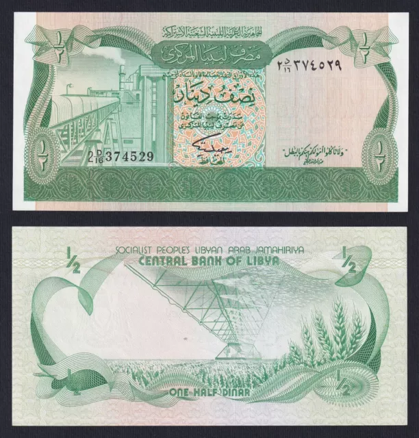 Libye 1/2 Dinar 1981 P 43b Fds / UNC B-10