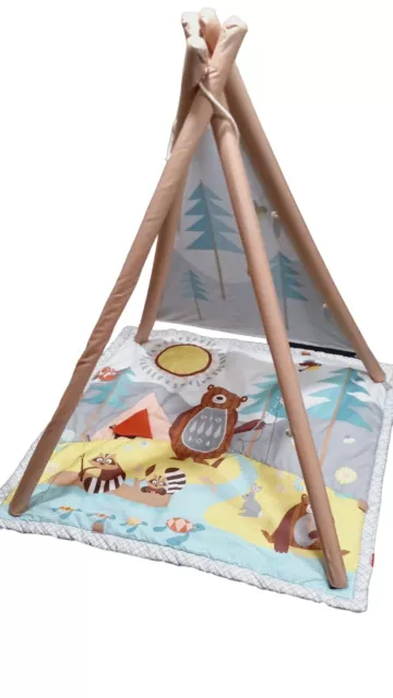 Skip Hop Camping Cub Tee Pee Activity Play Mat  Without Out Hanging Plush Animal