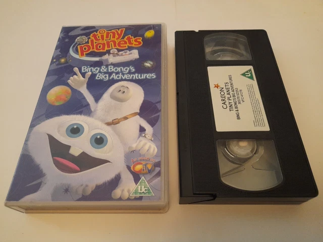 TINY PLANETS BING & Bongs Big Adventures - Rare UK PAL VHS Boxed VGC £39.98  - PicClick UK