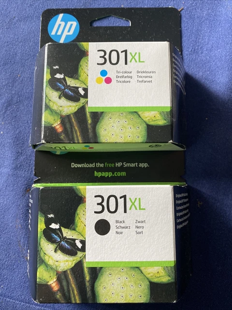HP 301XL Ink Cartridge Combo Pack  Black & Tri-colour CH563EE & CH564EE