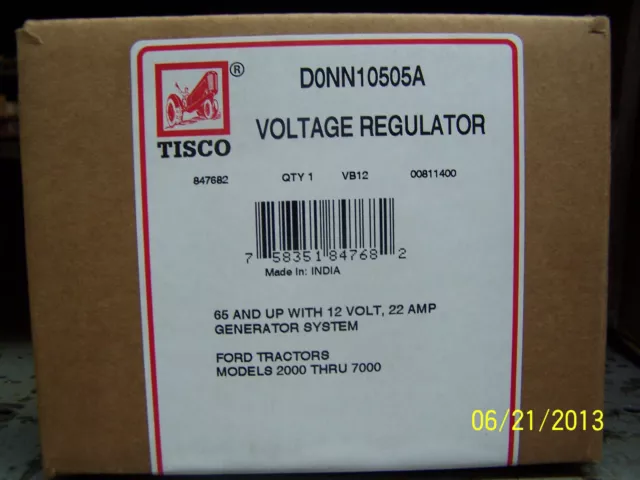 2000,3000,4000,5000,6000,7000 Ford Voltage Regulator