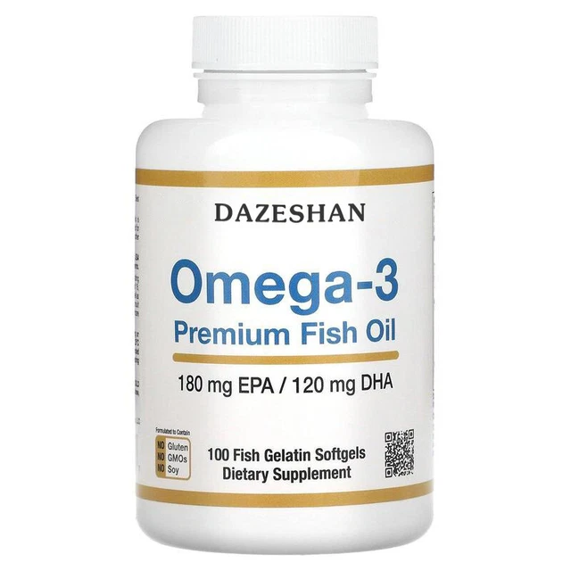 FISH OIL - High EPA DHA Omega 3 for Heart & Brain Health £84.74 ...