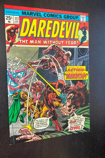 DAREDEVIL #117 (Marvel Comics 1975) -- Bronze Age Superheroes -- FN+