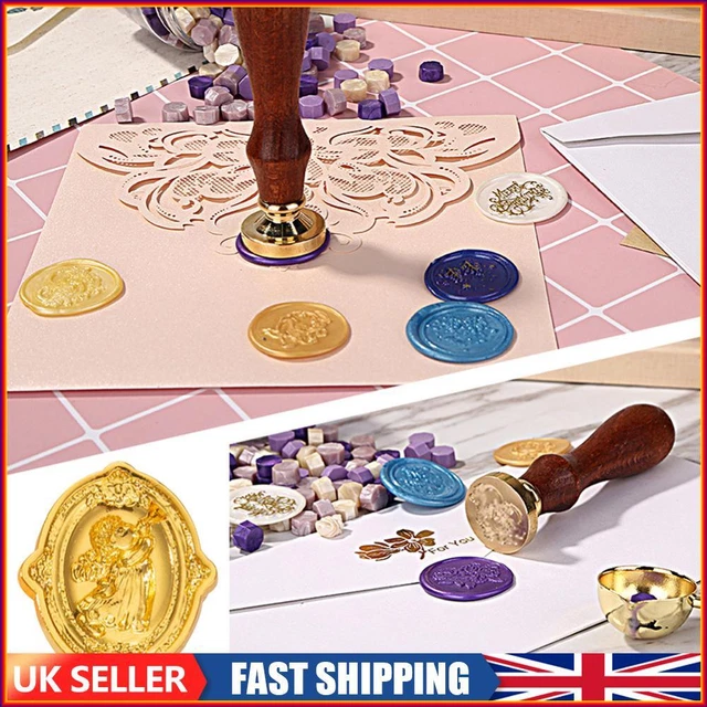 Special-shaped Fire Paint Head Retro 3D Relief Stamps Head for Wedding Card (M)
