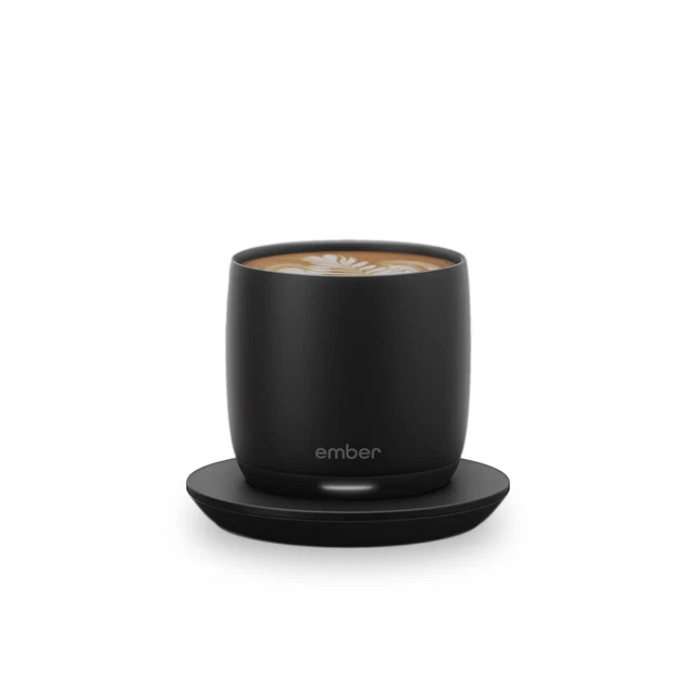 Ember Temperature Control Smart Cup, 6 oz, Black, App Controlled Heated Coffe...