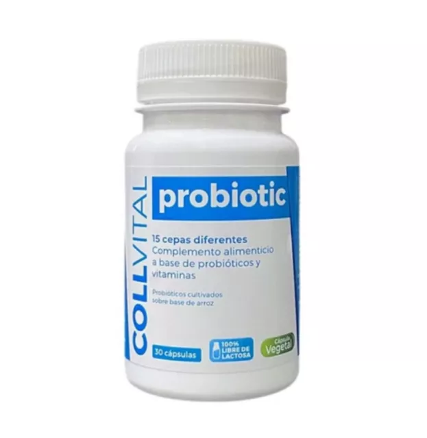 Collvital Probiotic 30 Cápsulas Contribuye A Equilibrar La Flora Bacteriana