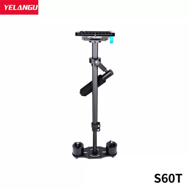 YELANGU S60T Extendable Carbon Fiber Handheld Stabilizer for DSLR Camera Canon 2